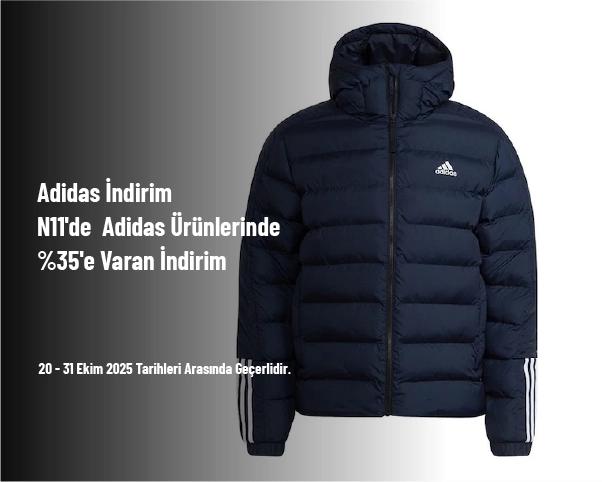 Adidas İndirimi - N11'de  Adidas Ürünlerinde %35'e Varan İndirim Adidas İndirimi - N11'de  Adidas Ürünlerinde %35'e Varan İndirim