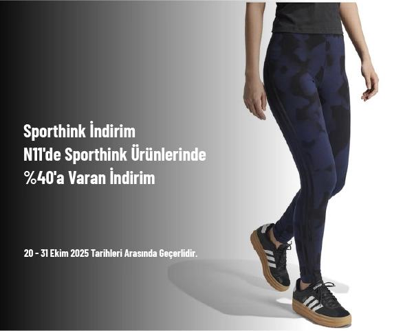 Sporthink İndirimi - N11'de Sporthink Ürünlerinde %40'a Varan İndirim Sporthink İndirimi - N11'de Sporthink Ürünlerinde %40'a Varan İndirim