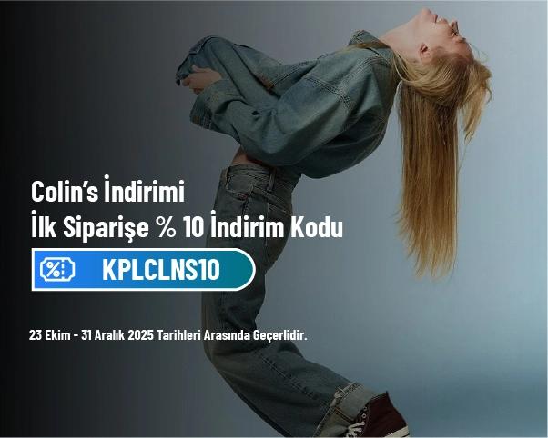 Colin’s İndirimi - İlk Siparişe % 10 İndirim Kodu Colin’s İndirimi - İlk Siparişe % 10 İndirim Kodu