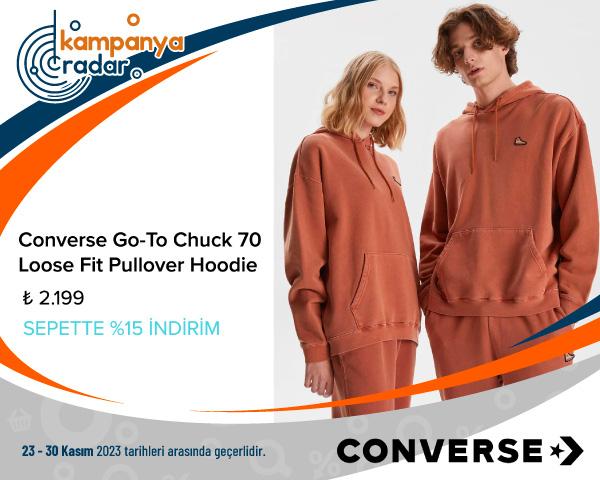 Converse Go-To Chuck 70 Loose Fit Pullover Hoodie Black Friday İndirimleri