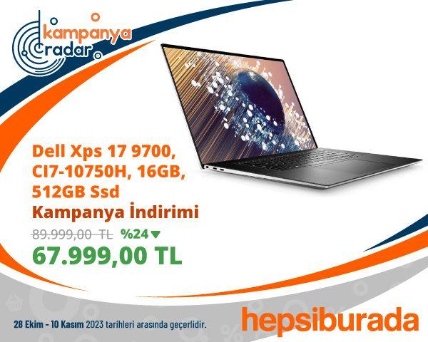 Dell Xps 17 Taşınabilir Bilgisayar Kampanya İndirimi