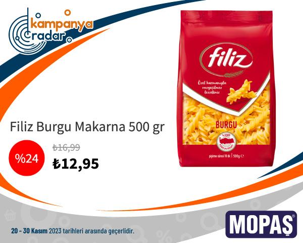 Mopaş Filiz Burgu Makarna 500 gr İndirimi