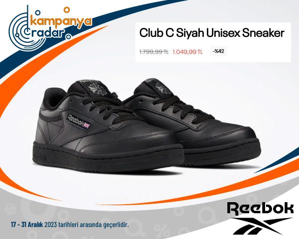 Club C Siyah Unisex Sneaker İndirimi