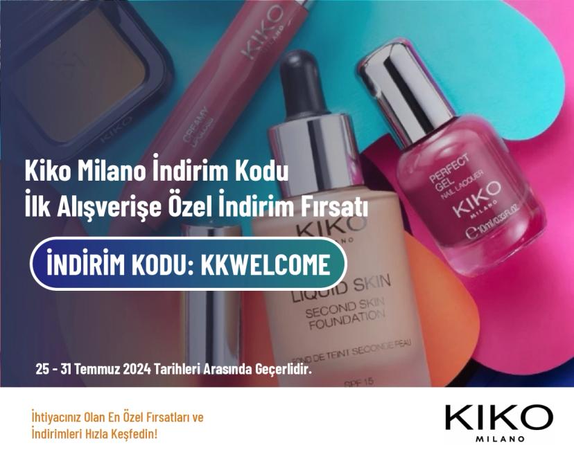 Kiko Milano İndirim Kodu - İlk Alışverişe Özel İndirim Fırsatı