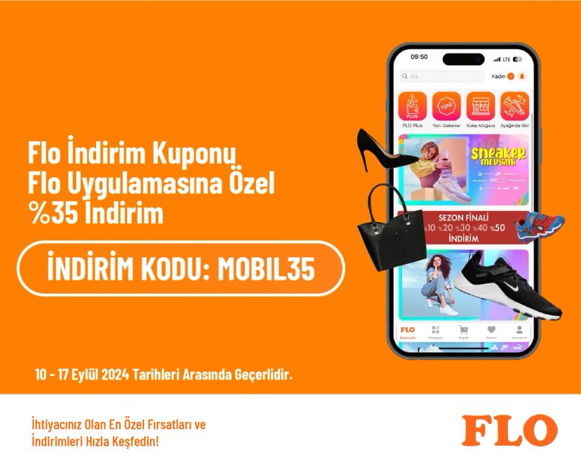 Flo İndirim Kuponu - Flo Uygulamasına Özel %35 İndirim