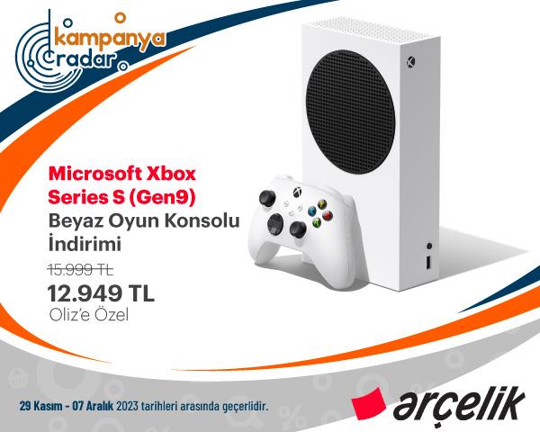 Arçelik Microsoft Xbox Series S (Gen9) Beyaz Oyun Konsolu İndirimi