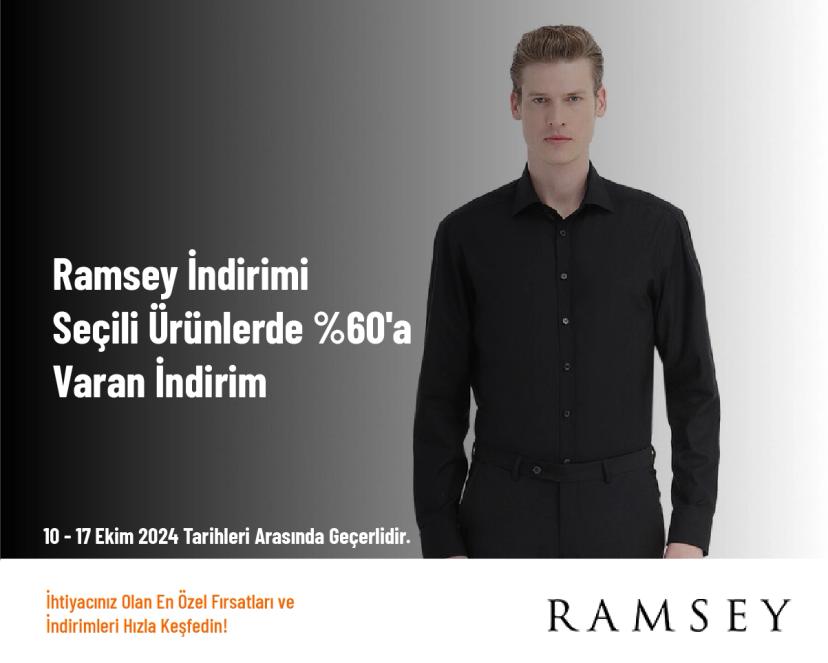 Ramsey İndirimi - Seçili Ürünlerde %60'a Varan İndirim