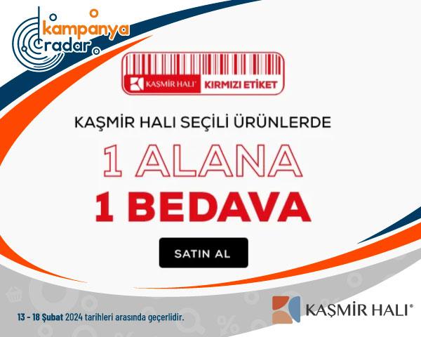 Kaşmir Halı 1 Alana 1 Bedava Kampanyası