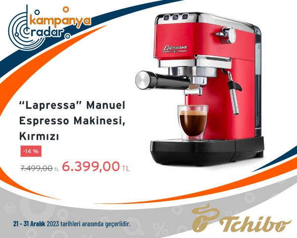 Lapressa Manuel Espresso Makinesi, Kırmızı