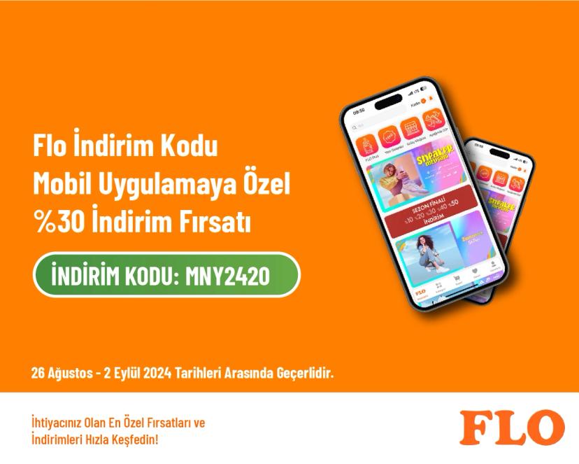 Flo İndirim Kodu - Mobil Uygulamaya Özel %30 İndirim Fırsatı