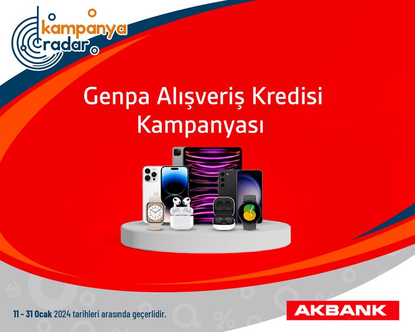 Akbank Genpa Alışveriş Kredisi Kampanyası