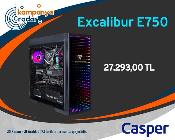 Casper Excalibur E750 Masaüstü Oyun Bilgisayarı İndirimi