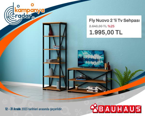 Bauhaus Fly Nuovo 2 'li Tv Sehpası İndirimi