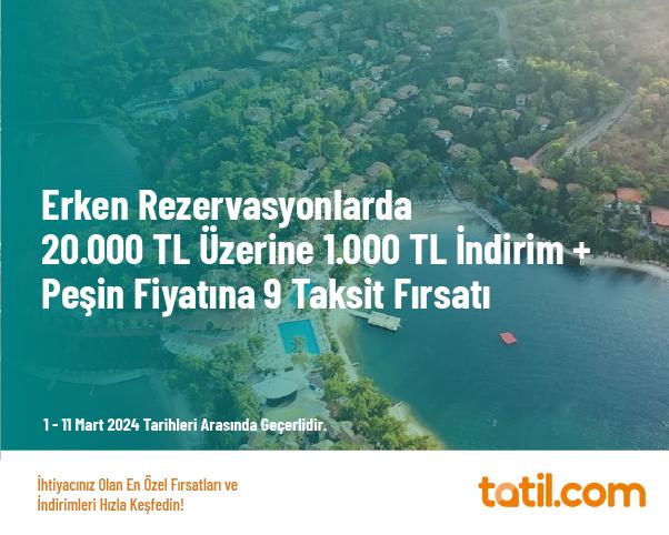 Erken Rezervasyonlarda 20.000 TL Üzerine 1.000 TL İndirim + Peşin Fiyatına 9 Taksit Fırsatı