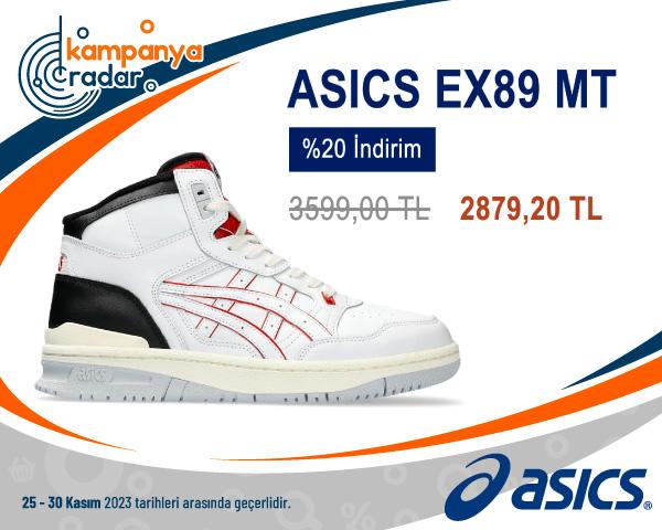 ASICS Unisex Beyaz Kırmızı Sneakers İndirimi