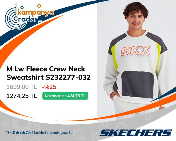 M Lw Fleece Crew Neck Sweatshirt İndirimi