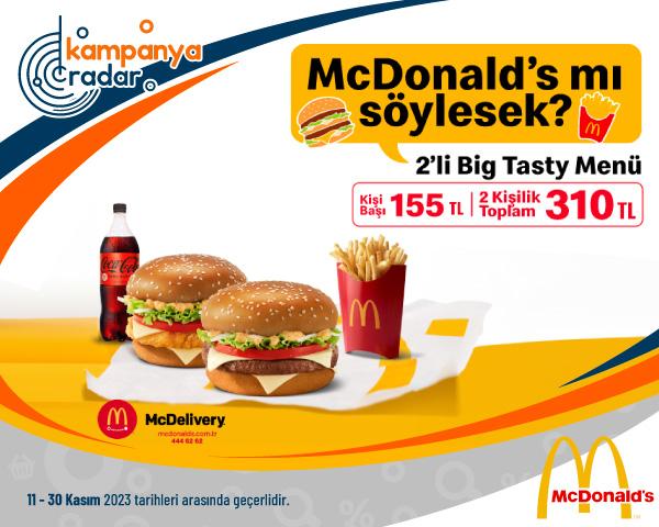 McDonald’s 2’li Big Tasty Menü Kampanyası