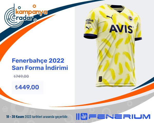 Fenerbahçe 2022 Sarı Forma İndirimi