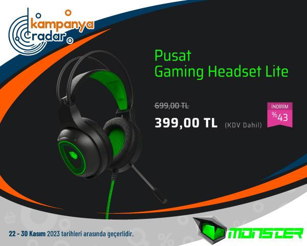 Monster Pusat Gaming Headset Lite Kulaklık İndirimi