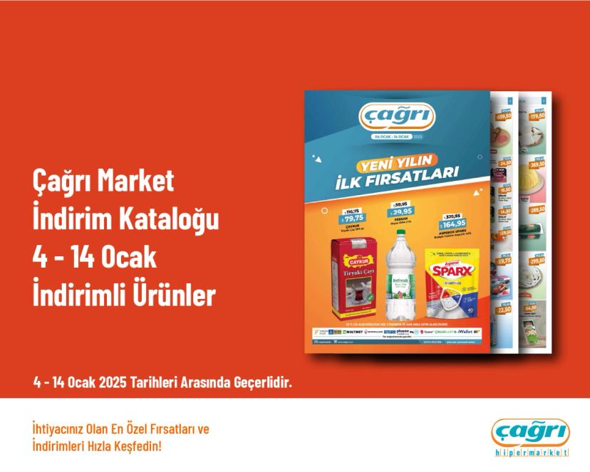 Çağrı Market İndirim Kataloğu - 4 - 14 Ocak İndirimli Ürünler