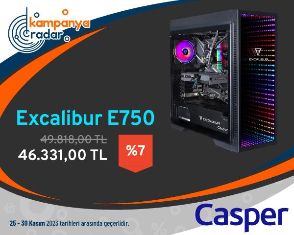 Casper Excalibur E750 Masaüstü Oyun Bilgisayarı İndirimi