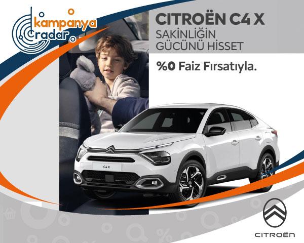 Citroën C4 X  %0 Faiz Fırsatı