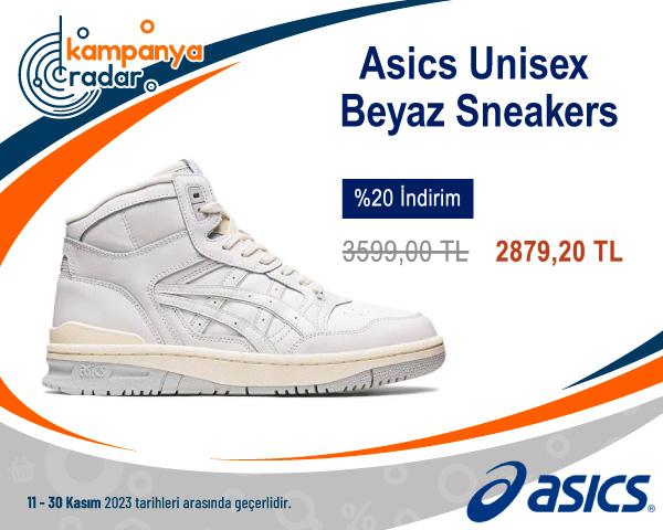 Asics Unisex Beyaz Sneakers