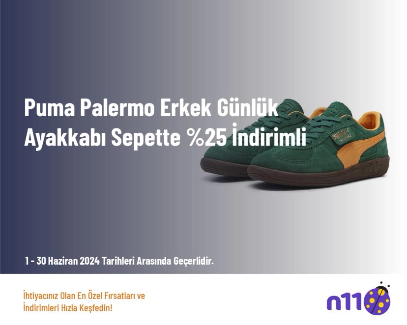 Erkek Ayakkabı İndirimi - Puma Palermo Erkek Günlük Ayakkabı Sepette %25 İndirimli