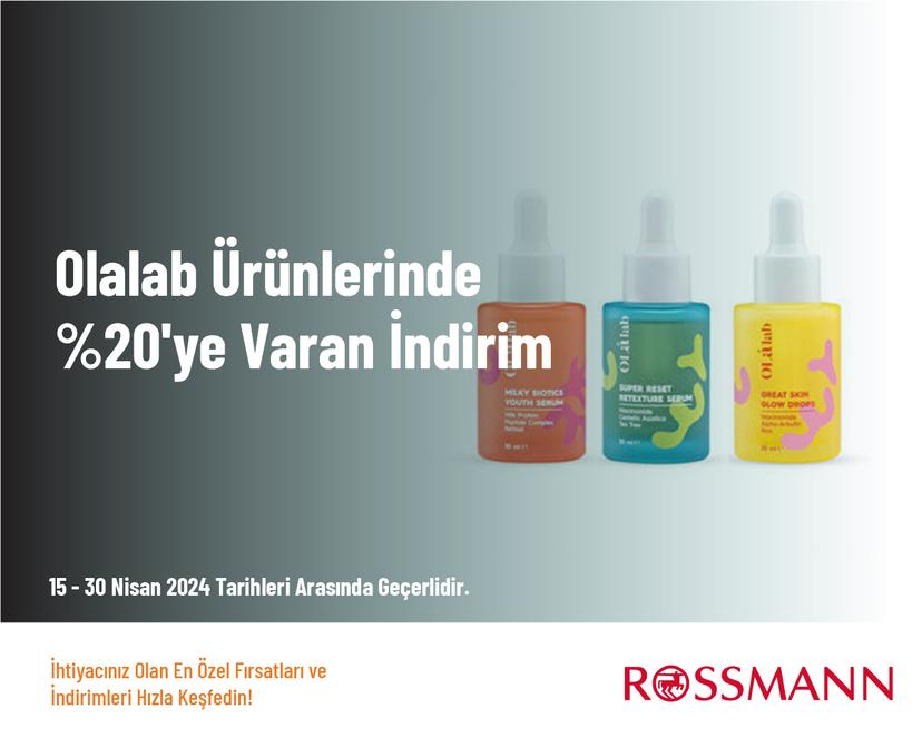 Olalab Ürünlerinde %20'ye Varan İndirim