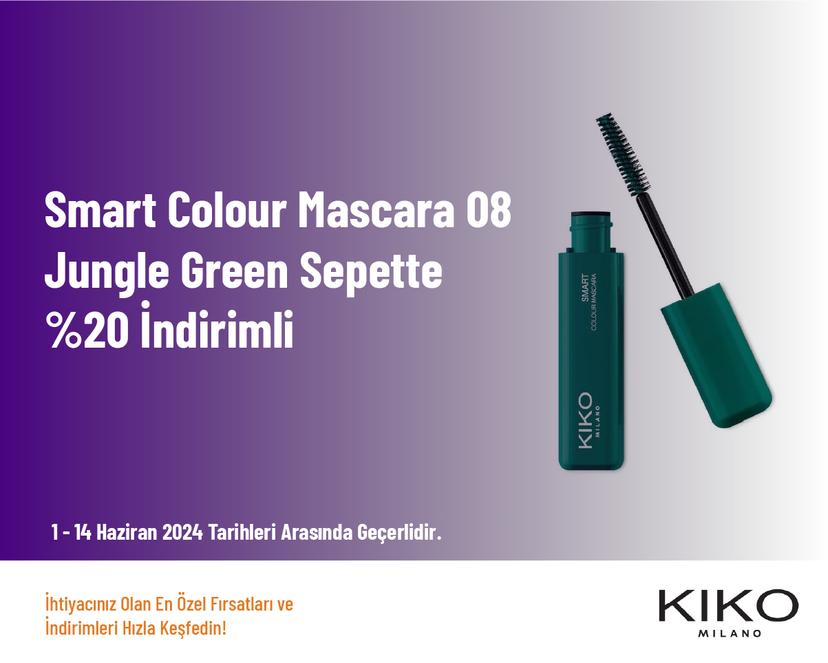 Smart Colour Mascara 08 Jungle Green Sepette %20 İndirimli