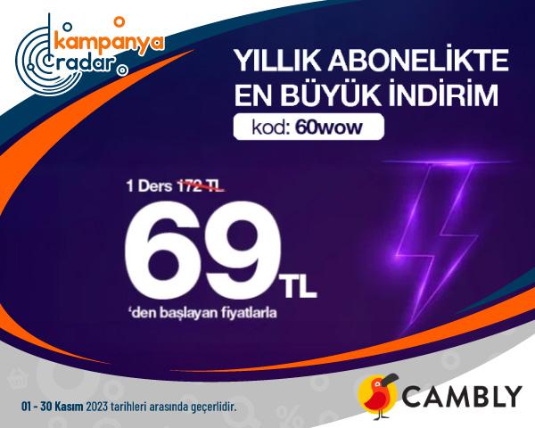 Cambly Black Friday Yüzde-60 İndirimi Kuponu