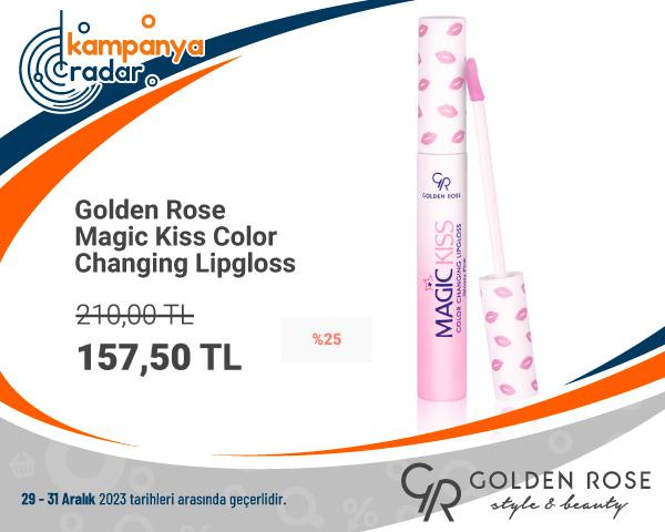 Golden Rose Magic Kiss Color Changing Lipgloss