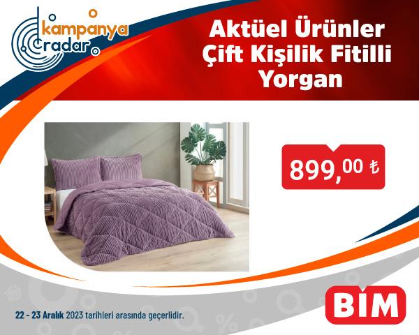 Bim Aktüel Ürünler Çift Kişilik Fitilli Yorgan