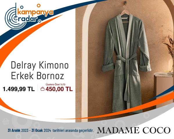 Madamecoco Delray Kimono Erkek Bornoz İndirimi