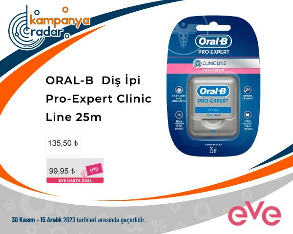 ORAL-B  Diş İpi Pro-Expert Clinic Line 25m İndirimi