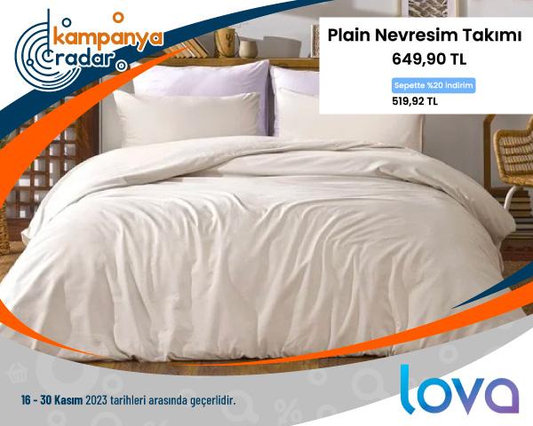 Lovayatak Plain Nevresim Takımı İndirimi