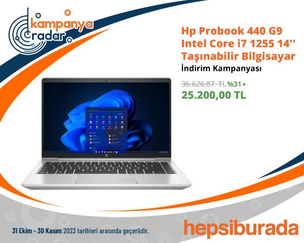 Hp Probook Intel Core i7 Taşınabilir Bilgisayar Kampanya İndirimi