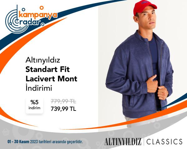 Altinyildiz Standart Fit Lacivert Mont İndirimi