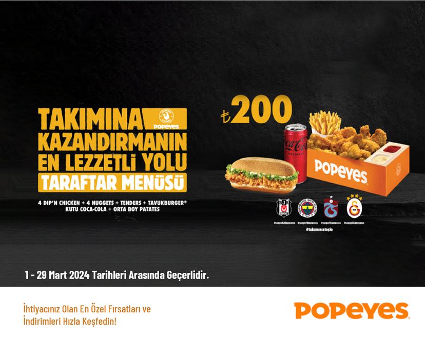 4 Dip'n Chicken + 4 Nuggets + Tenders + Tavukburger + Orta Boy Patates + Kutu Coca-Cola 200 TL'den Başlayan Fiyatlarla