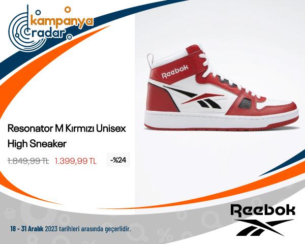 Rebook Resonator M Kırmızı Unisex High Sneaker İndirimi