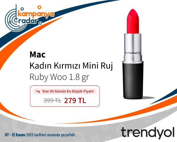 Mac Kadın Kırmızı Mini Ruj Ruby Woo