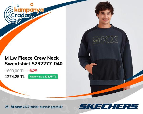 M Lw Fleece Crew Neck Sweatshirt Black Friday İndirimleri