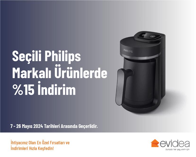 Seçili Philips Markalı Ürünlerde %15 İndirim