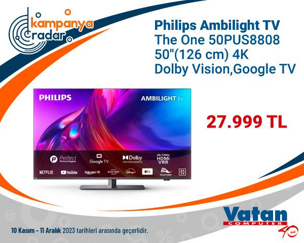 Philips Ambilight TV The One 50inc 4K Dolby Vision,Google TV