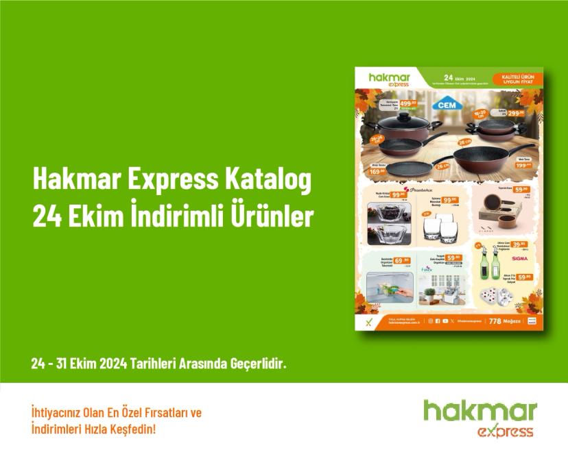 Hakmar Express Katalog - 24 Ekim İndirimli Ürünler