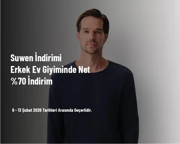 Suwen İndirimi - Erkek Ev Giyiminde Net %70 İndirim Suwen İndirimi - Erkek Ev Giyiminde Net %70 İndirim