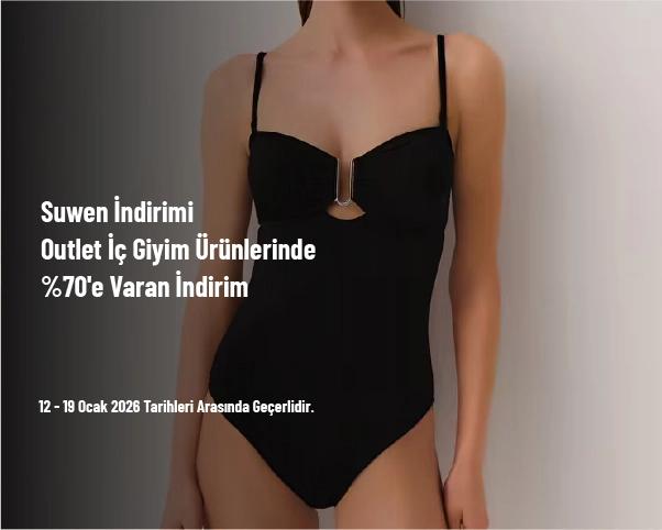 Suwen İndirimi - Outlet İç Giyim Ürünlerinde %70'e Varan İndirim Suwen İndirimi - Outlet İç Giyim Ürünlerinde %70'e Varan İndirim