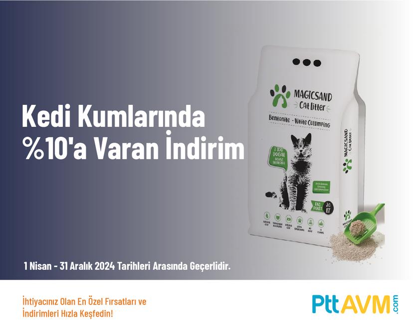 Kedi Kumlarında %10'a Varan İndirim Kedi Kumlarında %10'a Varan İndirim
