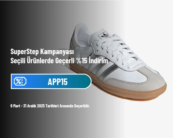 SuperStep Kampanyası - Seçili Ürünlerde Geçerli %15 İndirim SuperStep Kampanyası - Seçili Ürünlerde Geçerli %15 İndirim