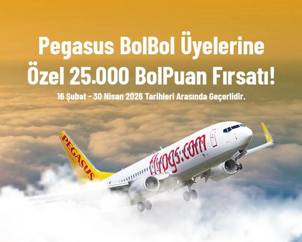 Europcar Kampanyası - Pegasus BolBol Üyelerine Özel 25.000 BolPuan Fırsatı Europcar Kampanyası - Pegasus BolBol Üyelerine Özel 25.000 BolPuan Fırsatı